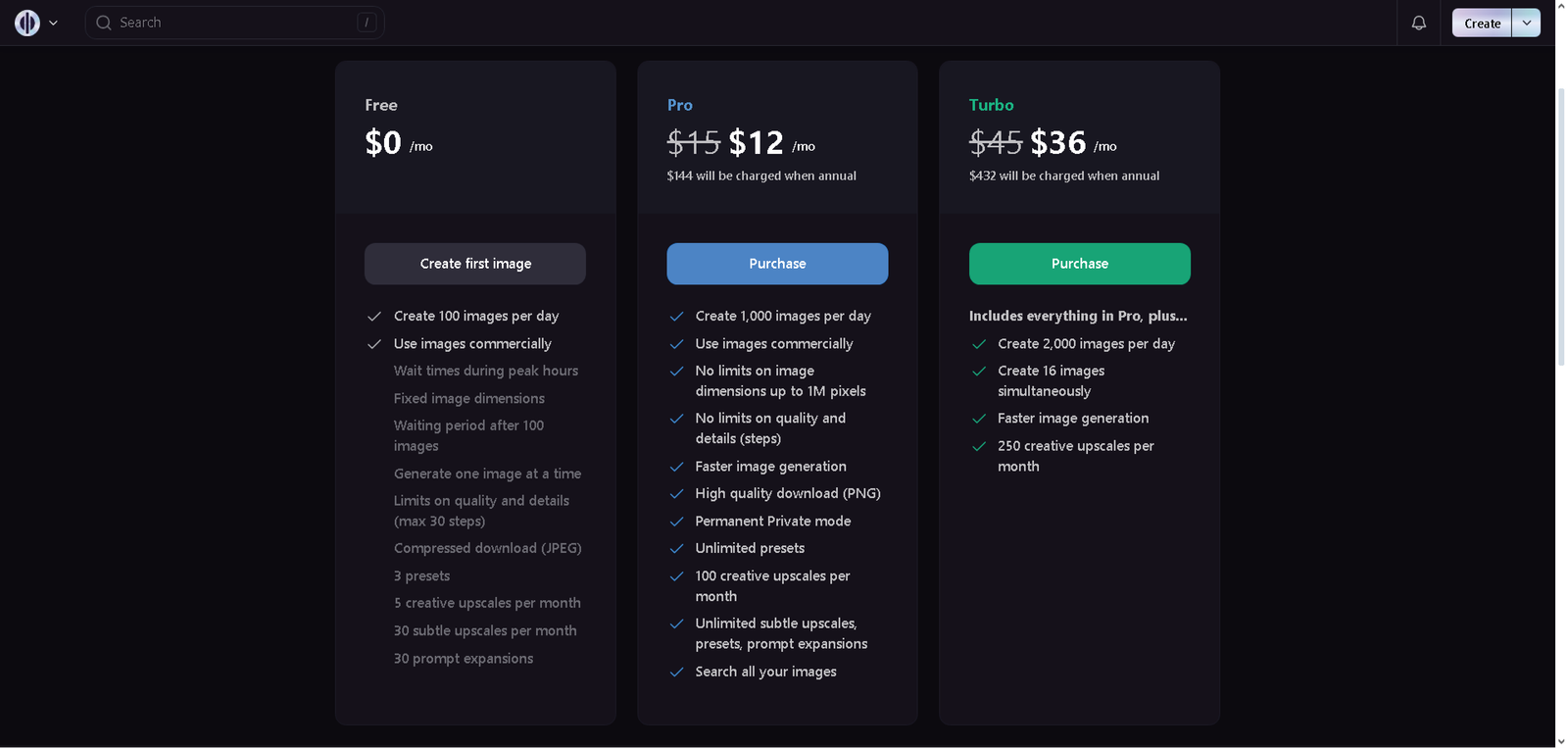 subscriptions of playground ai image generator